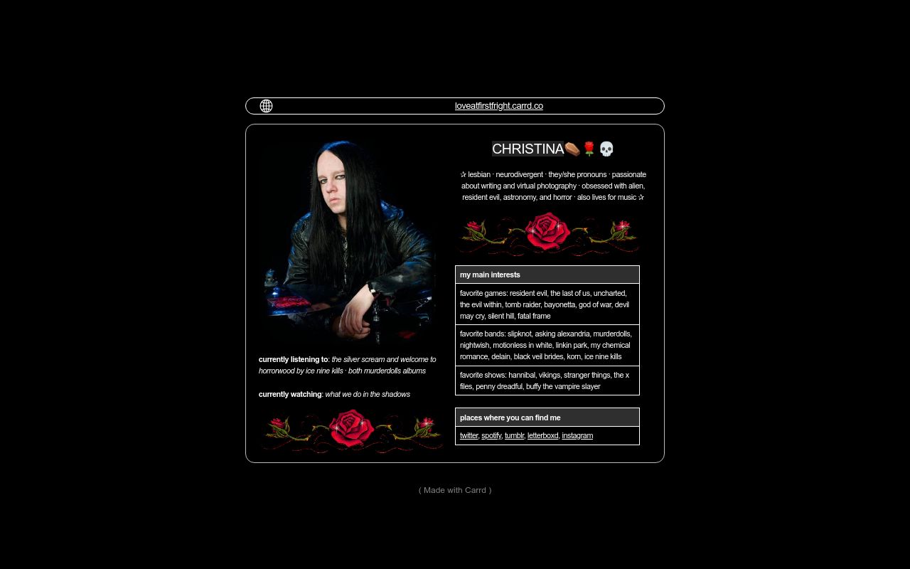 Love At First Fright Scan Vf